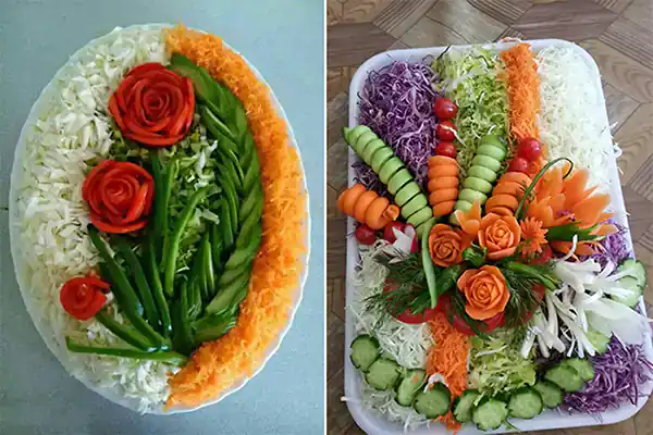 مدل سالاد + زیباترین مدل های دیزاین و تزیین سالاد بسیار مجلسی و شیک