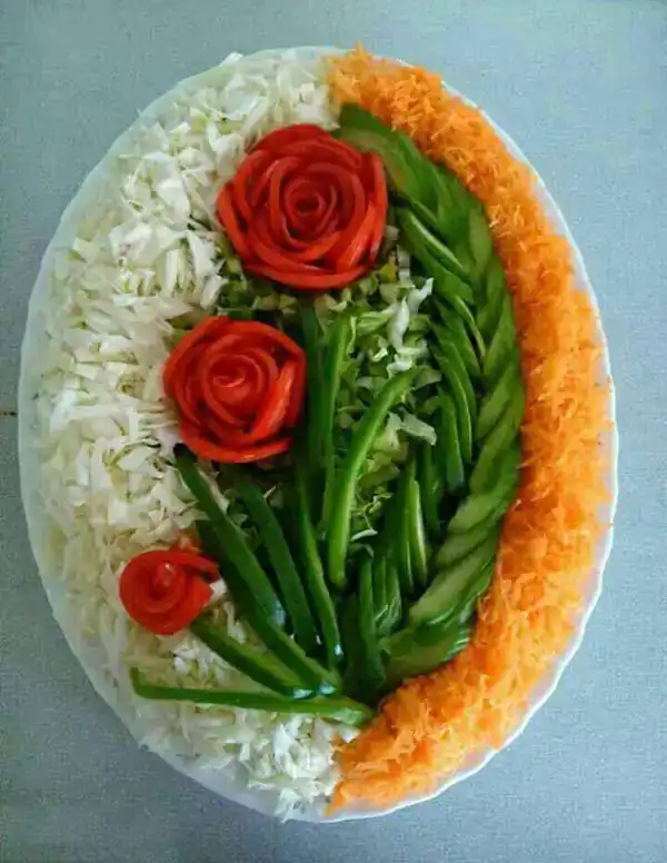 مدل سالاد + زیباترین مدل های دیزاین و تزیین سالاد بسیار مجلسی و شیک