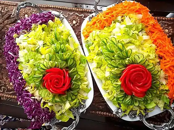 مدل سالاد + زیباترین مدل های دیزاین و تزیین سالاد بسیار مجلسی و شیک