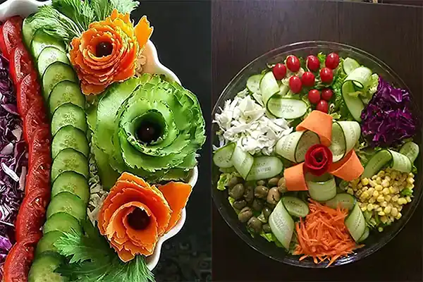 انواع سالاد مجلسی + زیباترین مدل های سالاد مجلسی بسیار شیک و لاکچری