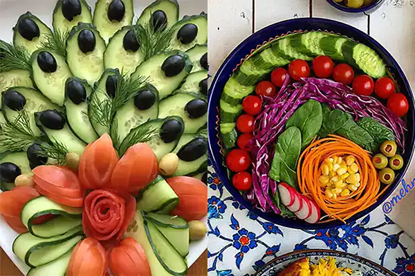 چند مدل سالاد مجلسی + زیباترین مدل های سالاد مجلسی بسیار شیک و لاکچری