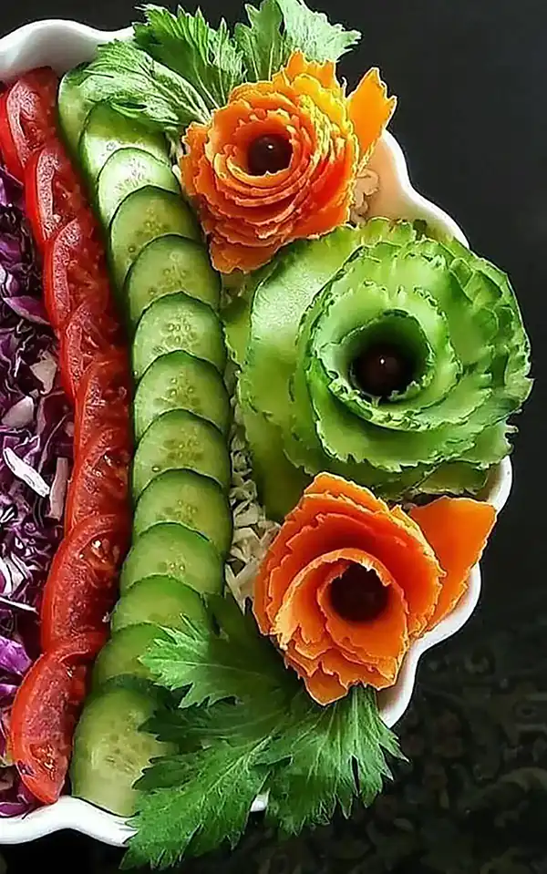 انواع سالاد مجلسی + زیباترین مدل های سالاد مجلسی بسیار شیک و لاکچری
