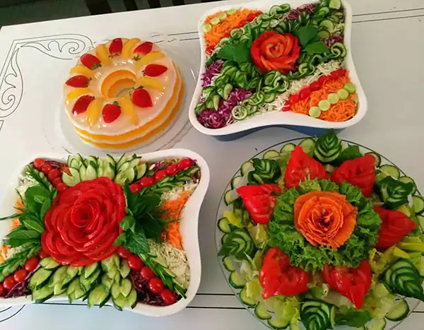 چند مدل سالاد مجلسی + زیباترین مدل های سالاد مجلسی بسیار شیک و لاکچری