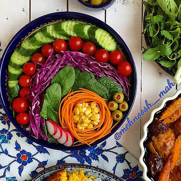 چند مدل سالاد مجلسی + زیباترین مدل های سالاد مجلسی بسیار شیک و لاکچری