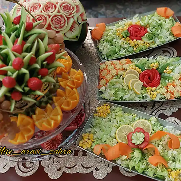 چند مدل سالاد برای مهمانی + زیباترین مدل های سالاد برای مهمانی های اعیانی