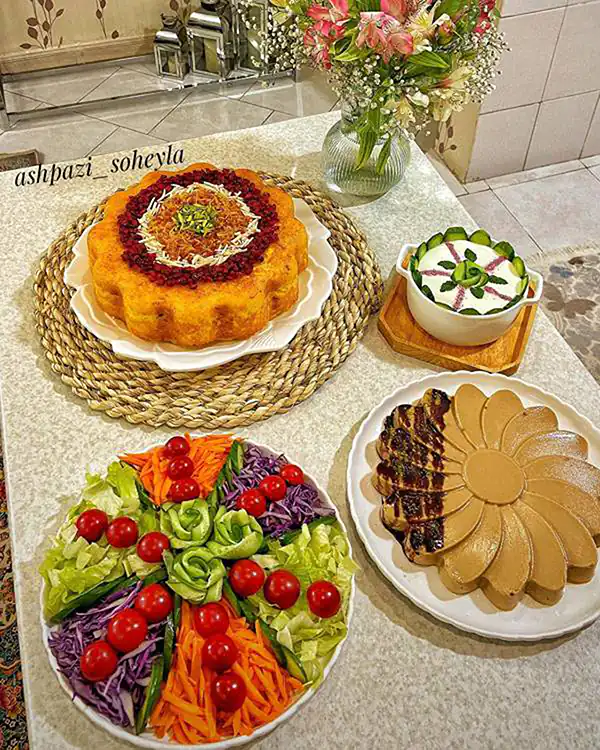 چند مدل سالاد برای مهمانی + زیباترین مدل های سالاد برای مهمانی های اعیانی