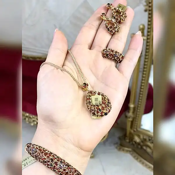 مدل سرویس طلا + قشنگ ترین مدل های سرویس طلا ترند امسال بسیار شیک