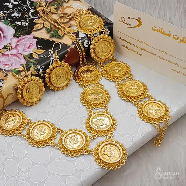 مدل سرویس طلا الیزابت + زیباترین مدل های سرویس طلا الیزابت بسیار شیک و لاکچری