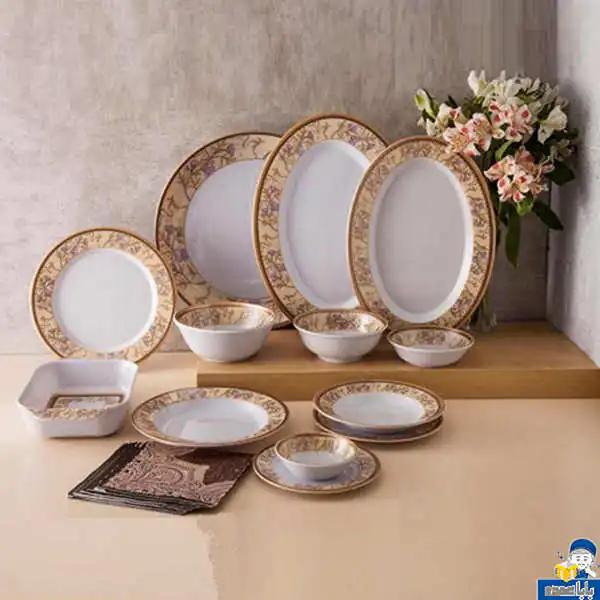 مدل سرویس غذاخوری ملامین + زیباترین مدل های سرویس غذاخوری ملامین امسال