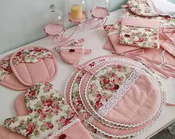 سرویس آشپزخانه پارچه ای + زیباترین مدل های سرویس آشپزخانه پارچه ای امسال