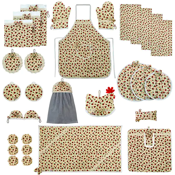 سرویس آشپزخانه پارچه ای + زیباترین مدل های سرویس آشپزخانه پارچه ای امسال