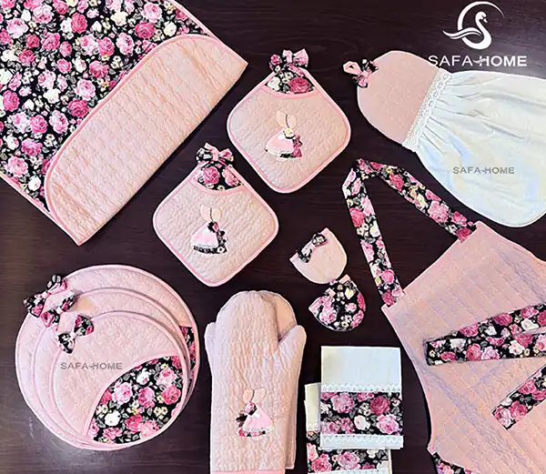 سرویس آشپزخانه پارچه ای + زیباترین مدل های سرویس آشپزخانه پارچه ای امسال
