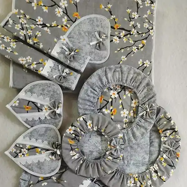سرویس آشپزخانه پارچه ای + زیباترین مدل های سرویس آشپزخانه پارچه ای امسال