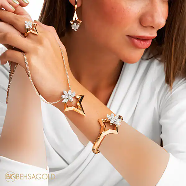سرویس طلا شیک و جدید + زیباترین مدل های سرویس طلا شیک و جدید و لاکچری