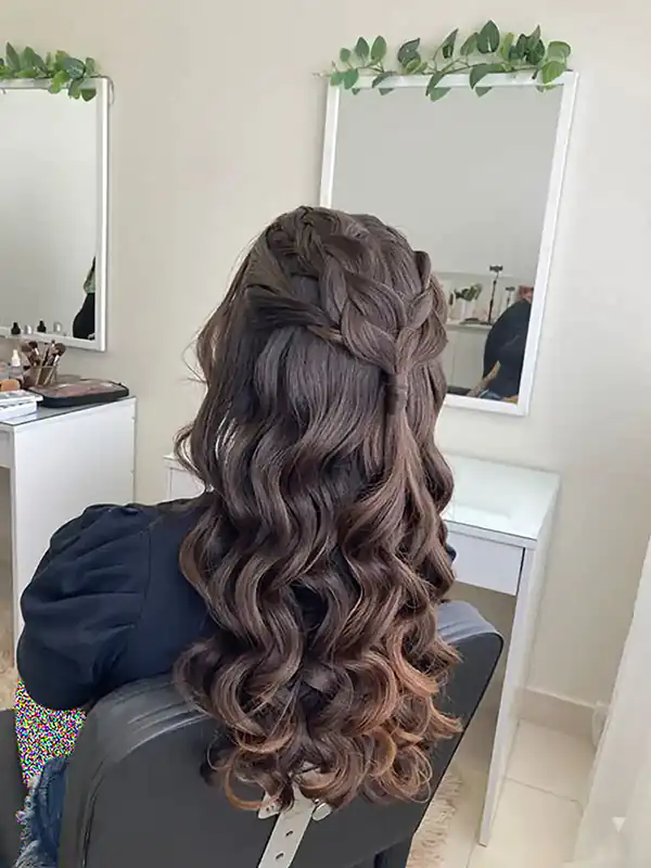مدل شینیون باز دخترانه برای عروسی + زیباترین مدل های شینیون باز دخترانه برای مراسم