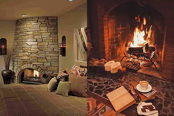 مدل شومینه هیزمی + زیباترین مدل های شومینه هیزمی ترند امسال بسیار شیک