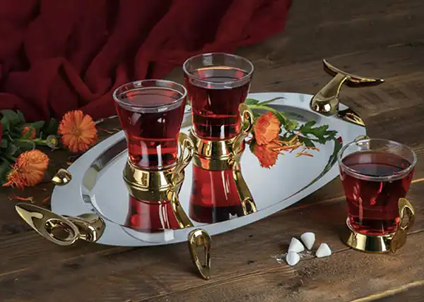 جدیدترین مدل سینی چای + زیباترین مدل های سینی چای ترند امسال بسیار شیک
