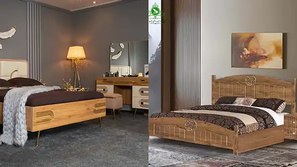 مدل سرویس خواب ام دی اف دو نفره + زیباترین مدل های سرویس خواب ام دی اف دو نفره