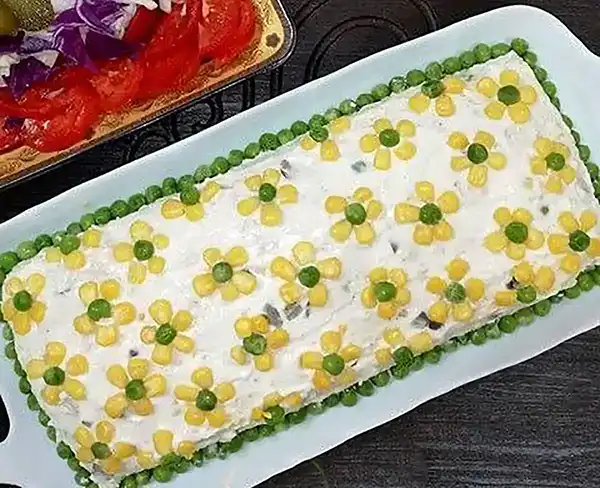 تزیین سالاد الویه + زیباترین مدل تزیین سالاد الویه برای میهمانی ها و جشن ها