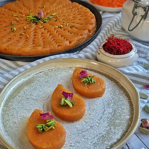 تزیین حلوا + زیباترین مدل های دیزاین و تزیین حلوا مجلسی بسیار شیک و لاکچری