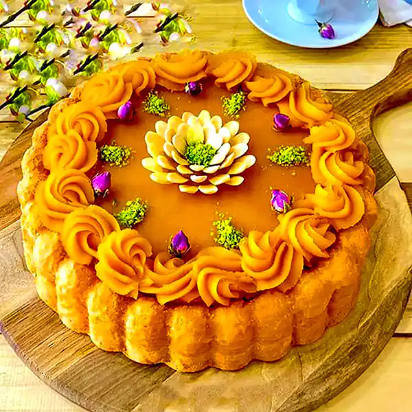 تزیین حلوا + زیباترین مدل های دیزاین و تزیین حلوا مجلسی بسیار شیک و لاکچری