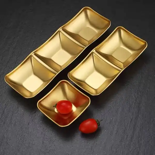 ظروف استیل طلایی + ترکیب زیبایی و دوام برای آشپزی روزانه