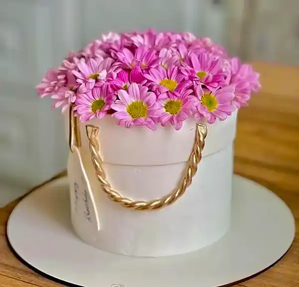 کیک مدل گلدان + جدید ترین کیک مدل گلدانی برای مراسمات شما