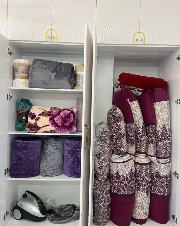 چیدمان کمد دیواری برای رختخواب +چیدمان کمد دیواری برای رختخواب و نظم‌دهی بینظیر