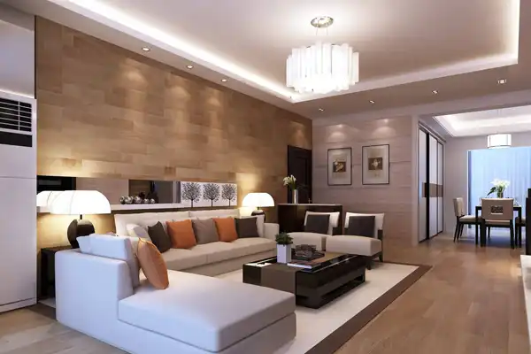 دیزاین پذیرایی مستطیل + دکوراسیون فوقالعاده با دیزاین های ترند پذیرایی مستطیل