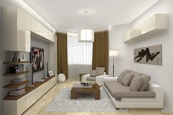 دیزاین پذیرایی مستطیل + دکوراسیون فوقالعاده با دیزاین های ترند پذیرایی مستطیل