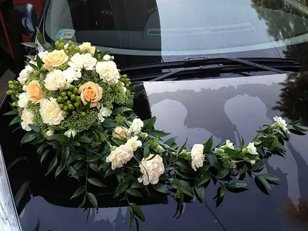 گل ماشین عروس جدید + گل ماشین عروس جدید با گل آرایی خاص و فوق العاده