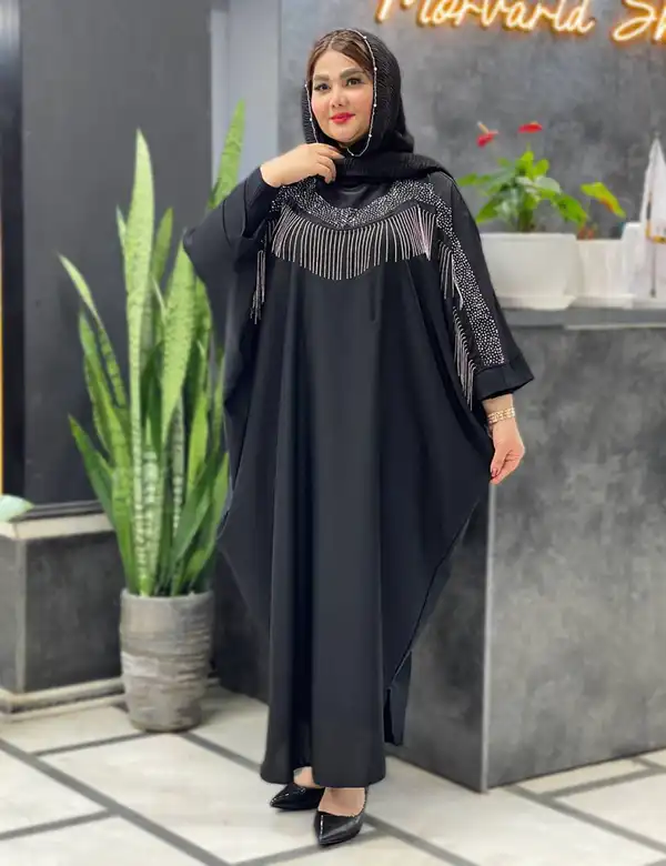 جدیدترین مدل مانتو عبایی + زیباترین مدل مانتو عبایی ساده و کارشده بسیار شیک برای درخشیدن شما