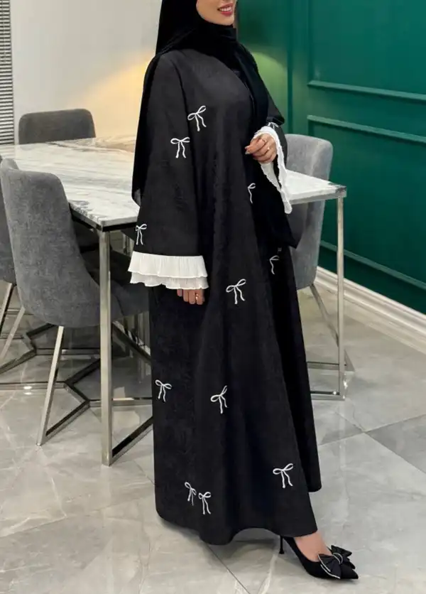 جدیدترین مدل مانتو عبایی + زیباترین مدل مانتو عبایی ساده و کارشده بسیار شیک برای درخشیدن شما