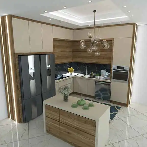 کابینت مدرن + کابینت مدرن آشپزخانه با طراحی مینیمال و اجرای اختصاصی