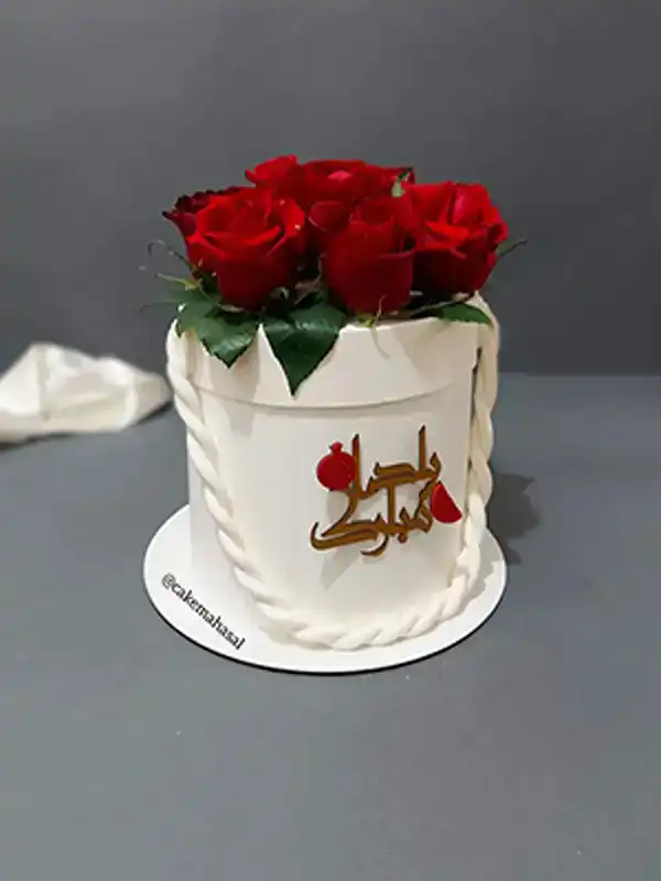 کیک مدل گلدان گل + جدید ترین کیک مدل گلدان گل سال