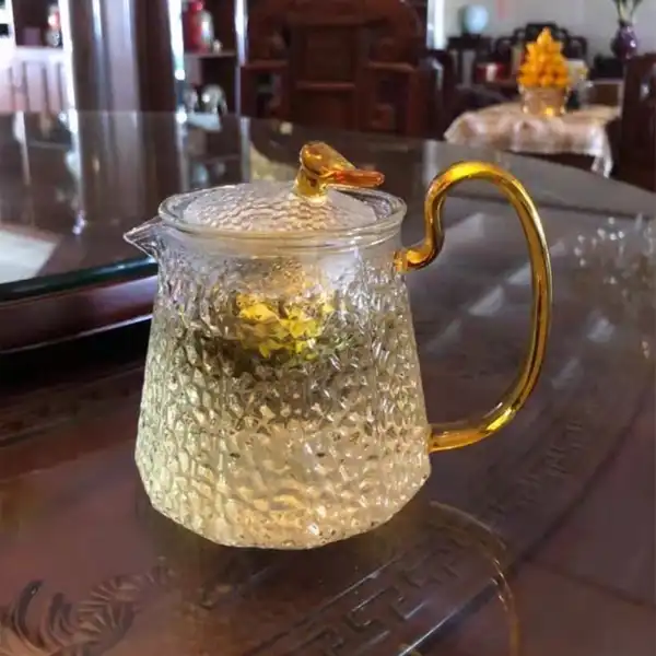 کتری قوری پیرکس مدل برفی + جهازی چشمگیر با کتری قوری پیرکس مدل برفی