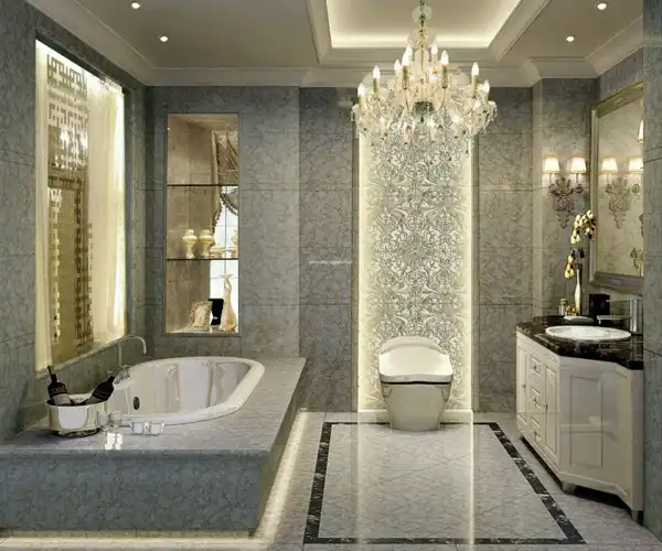 مدل سرویس بهداشتی با حمام + ترکیب زیبایی و عملکرد با مدل سرویس بهداشتی با حمام