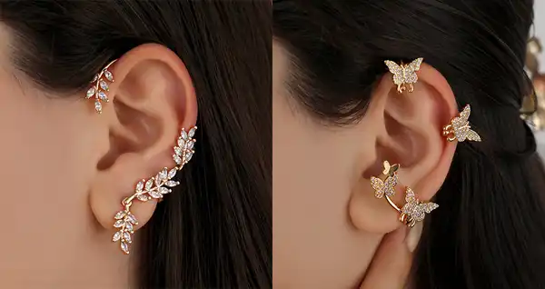 مدل گوشواره برای سوراخ دوم گوش + مدل گوشواره برای سوراخ دوم گوش ترکیبی خاص 