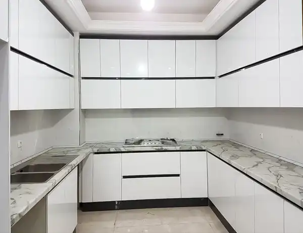 مدل کابینت آشپزخانه هایگلاس جدید + مدل پرطرفدار کابینت آشپزخانه هایگلاس جدید