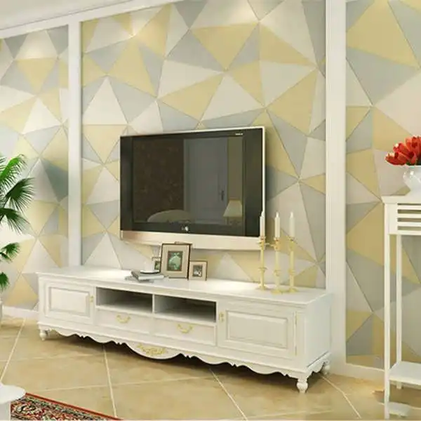 مدل کاغذ دیواری برای پشت تلویزیون +مدل کاغذ دیواری برای پشت تلویزیون و فصایی دنج و صمیمی