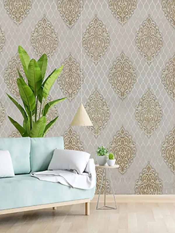 مدل کاغذ دیواری برای خانه های کوچک + روشنایی و توهم بصری برای خانه های کوچک با مدل کاغذ دیواری
