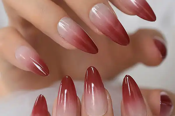 مدل آمبره ناخن + مدل آمبره ناخن از ترندهای محبوب در دنیای ناخن 