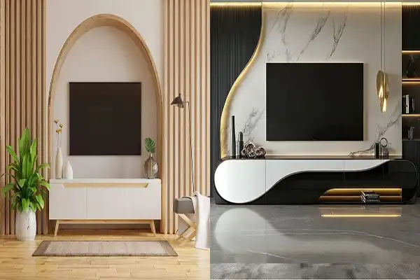 مدل دکوراسیون برای تلویزیون + ایده های الهام بخش و جدید برای دکوراسیون تلویزیون 