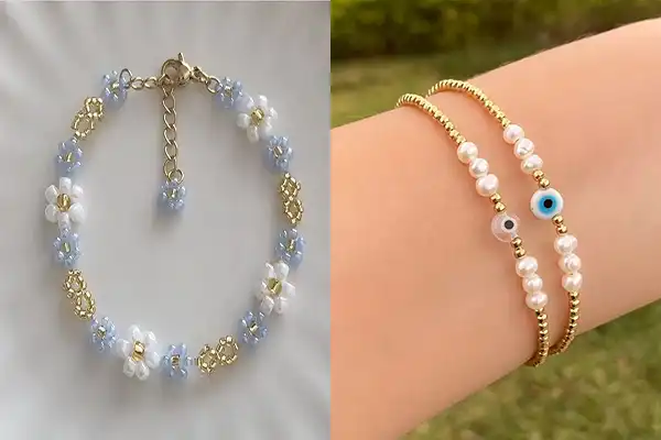 مدل دستبند با مهره ریز + مدل دستبند با مهره ریز و یه زیباییِ خاص و دخترانه
