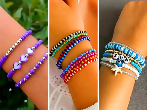 مدل دستبند با مهره ریز + مدل دستبند با مهره ریز و یه زیباییِ خاص و دخترانه