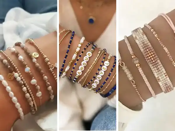 مدل دستبند با مهره ریز + مدل دستبند با مهره ریز و یه زیباییِ خاص و دخترانه