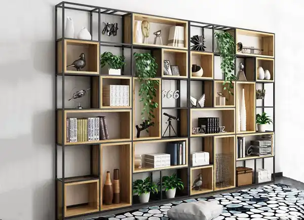  مدل کتابخانه برای پذیرایی + بهترین دکور،ایده و طرح کتابخانه برای پذیرایی