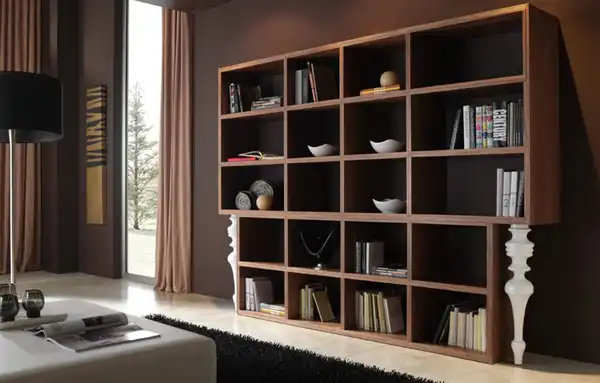 مدل کتابخانه برای پذیرایی + بهترین دکور،ایده و طرح کتابخانه برای پذیرایی
