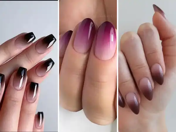 مدل ناخن امبره بنفش + مدل ناخن امبره بنفش و دستانی اغواگر و زیبا