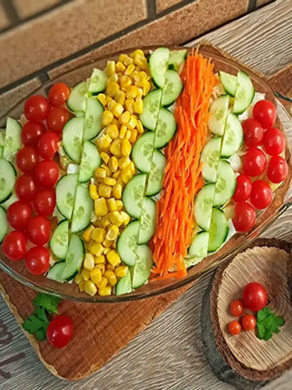 مدل سالاد با کاهو + زیباترین دیزاین های سالاد با کاهو بسیار آسان و سه سوته برای مهمانی های شما